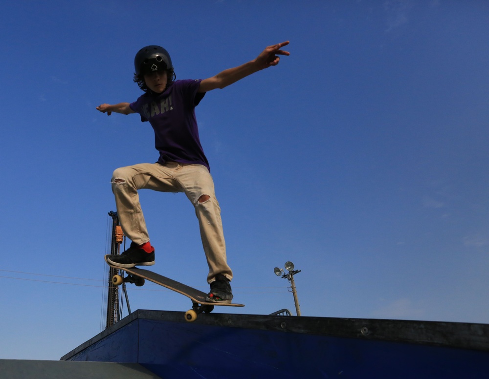 Kids go big at skateboard competition