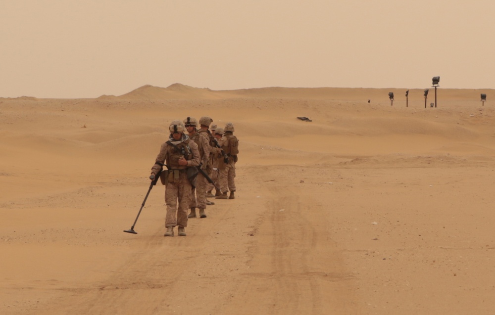 13th MEU Combat Engineers Walk the Line