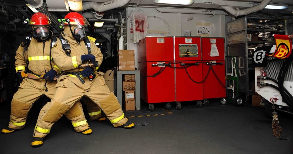 General quarters drill