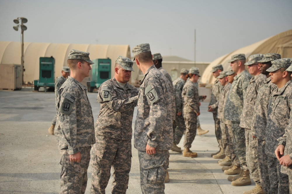 Soldiers earn combat patch