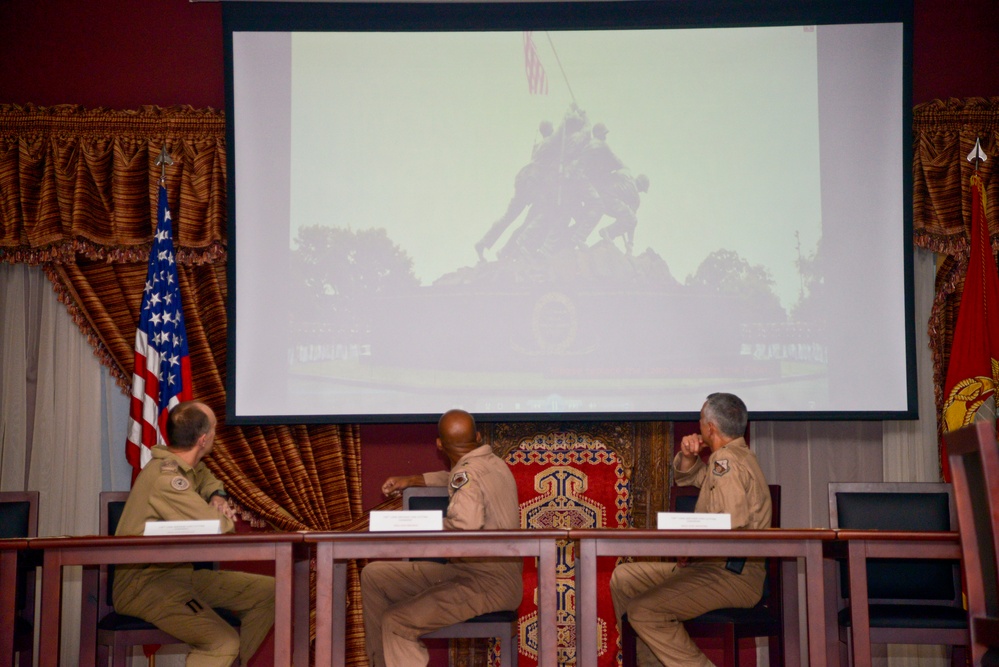 Coalition Forces celebrate Marine Corps 238th Birthday
