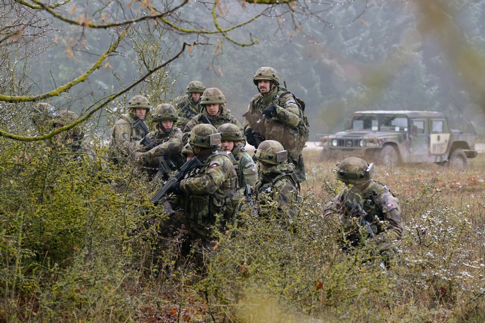 Exercise 'Combined Resolve' at the Joint Multinational Readiness Center (JMRC)  Hohenfels, Germany