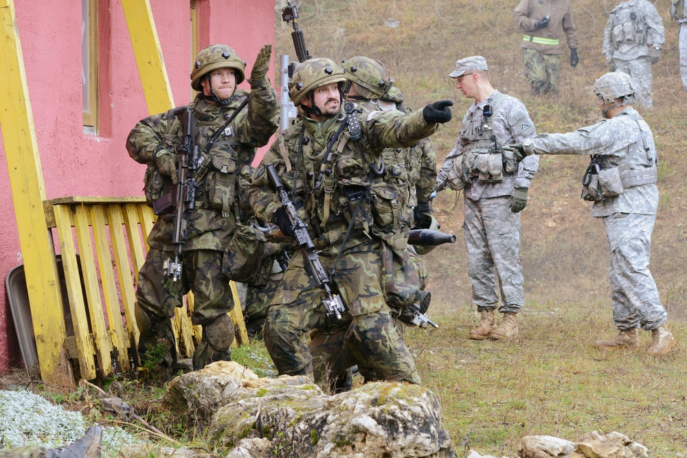 Exercise 'Combined Resolve', at the Joint Multinational Readiness Center (JMRC)  Hohenfels, Germany