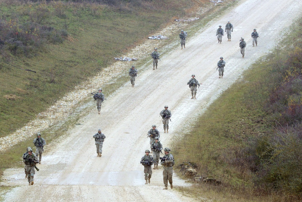 Exercise 'Combined Resolve', at the Joint Multinational Readiness Center (JMRC)  Hohenfels, Germany