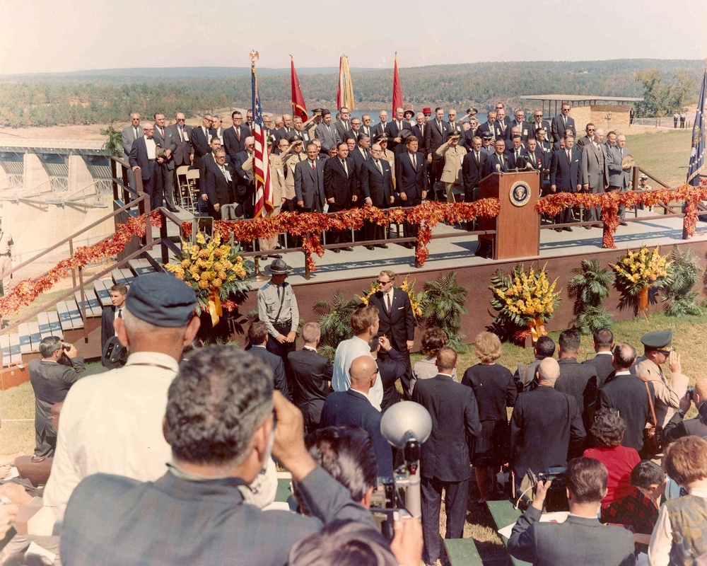 From jubilation to sorrow…President Kennedy’s historic celebration at Greers Ferry Dam followed by tragedy in Dallas