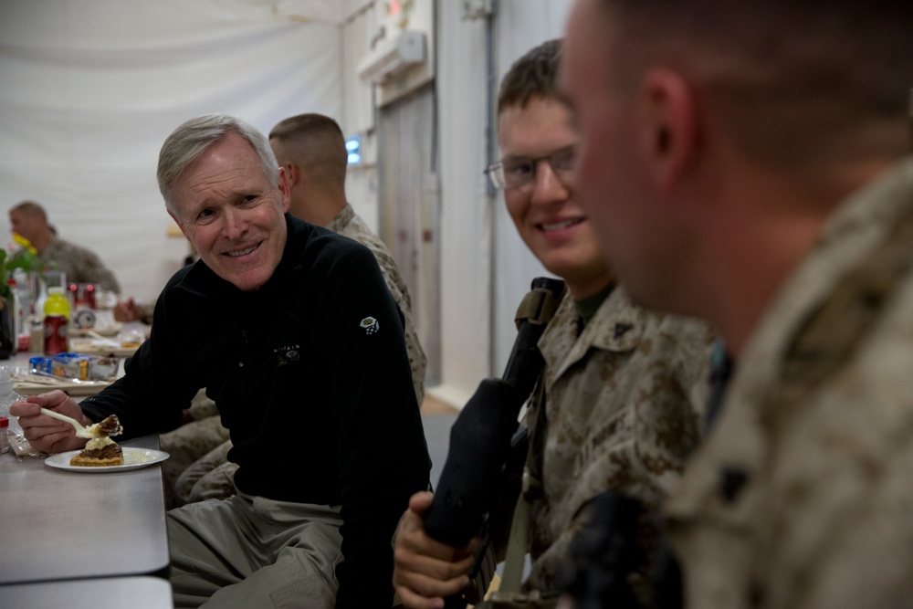 Secretary of the Navy Ray Mabus Visits RC(SW)