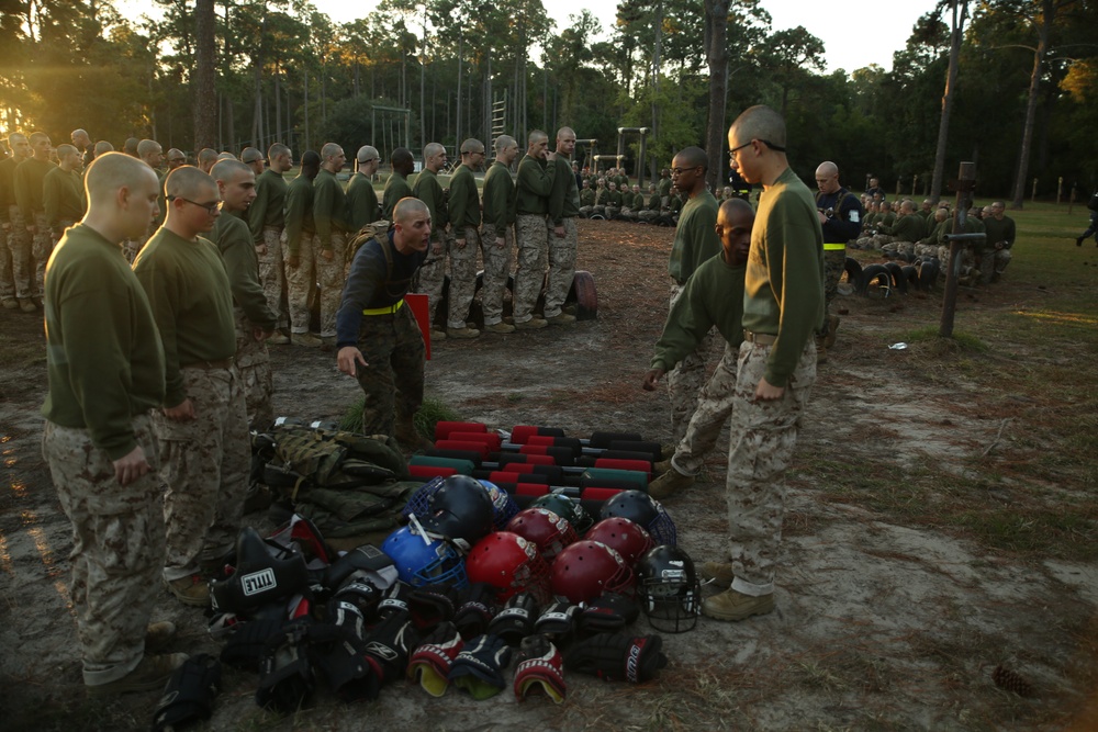 Photo Gallery: Marine recruits hone warrior ethos through close combat training on Parris Island