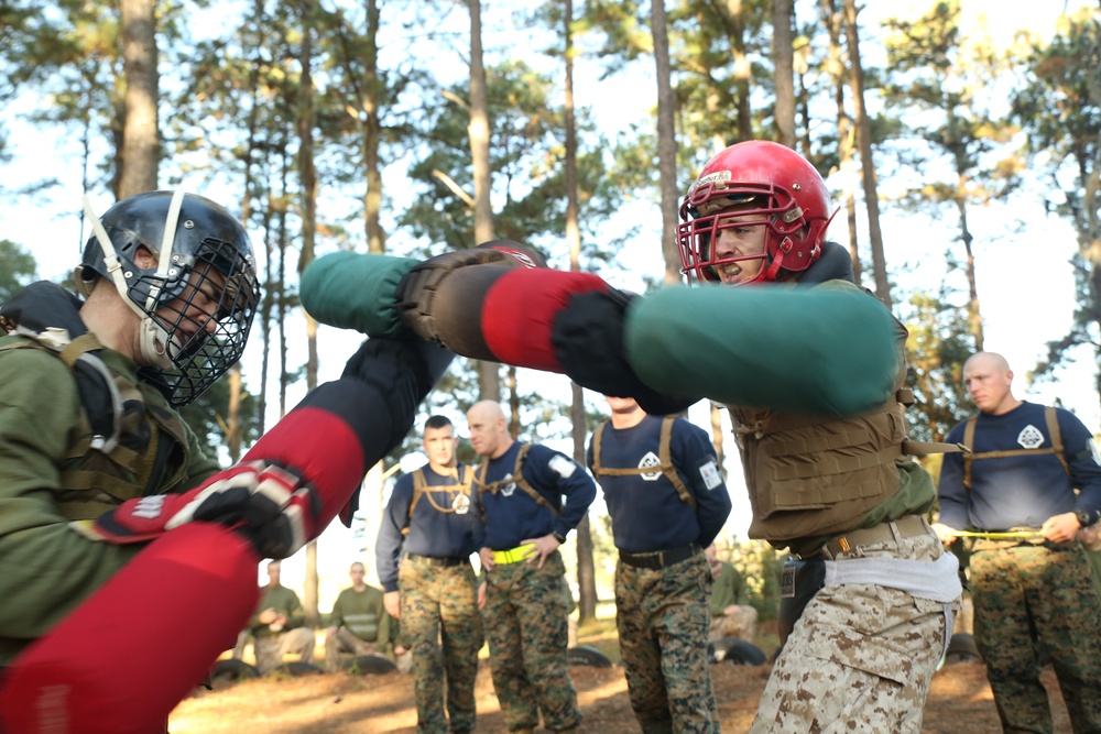 Photo Gallery: Marine recruits hone warrior ethos through close combat training on Parris Island