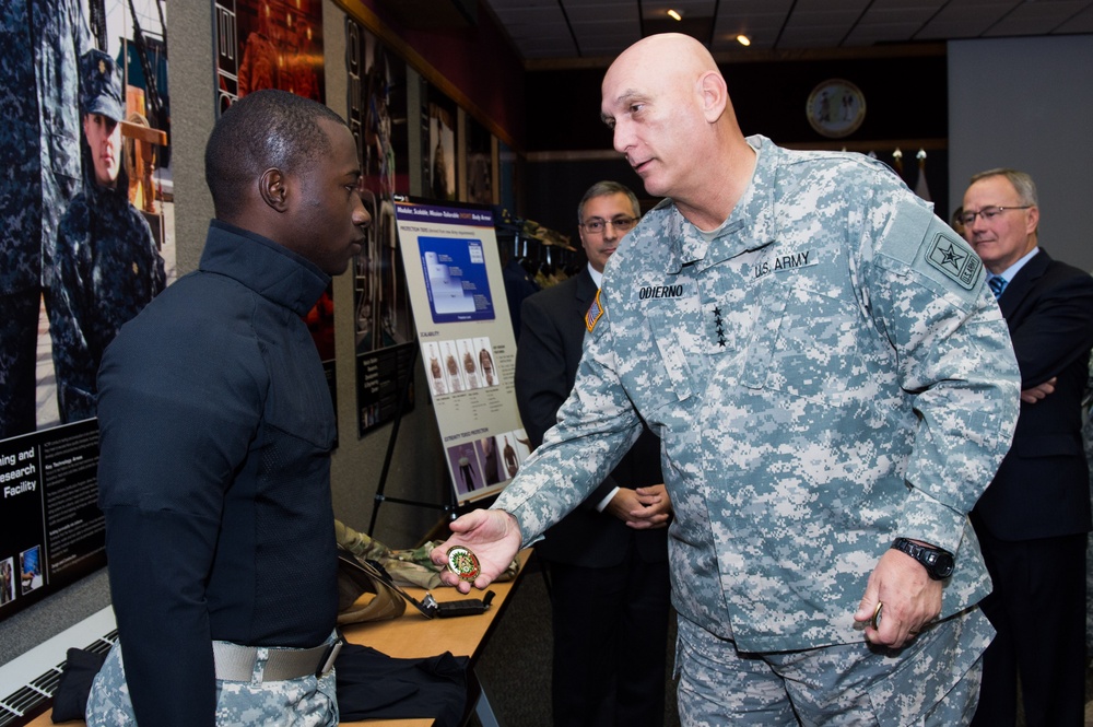 Army chief of staff visits Natick Soldier Systems Center