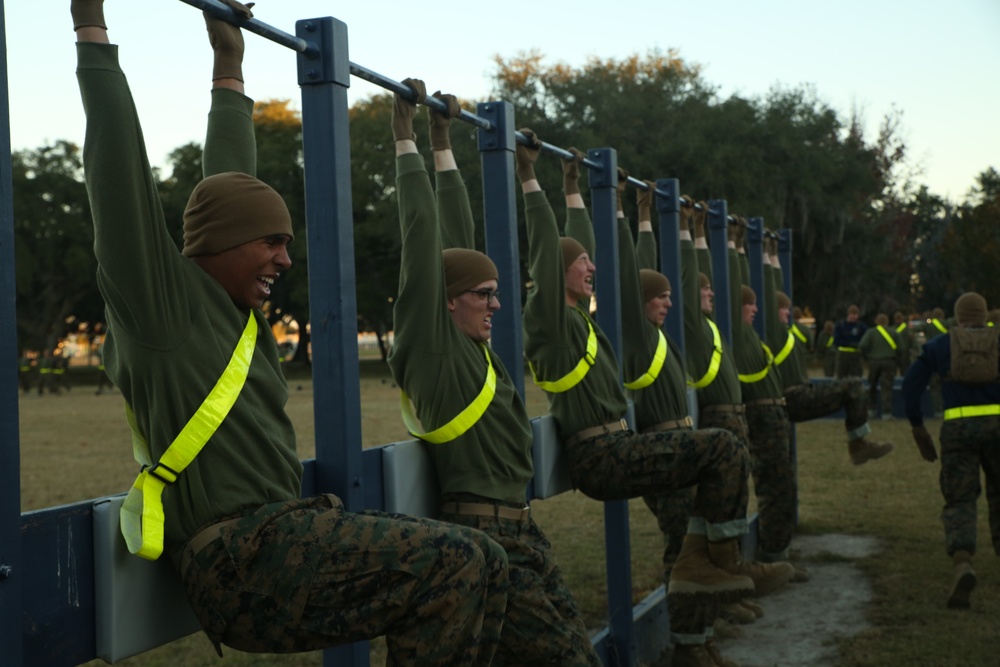 Photo Gallery: Pain equals gain for Marine recruits on Parris Island