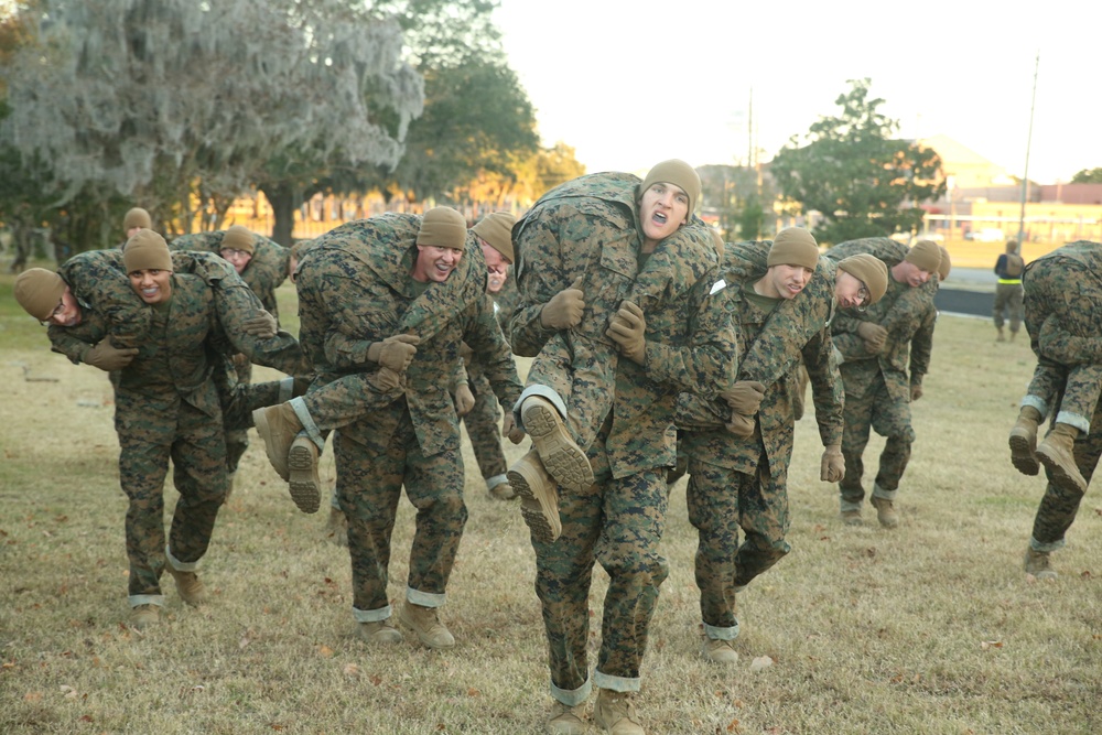 Photo Gallery: Marine recruits improve stamina, strength early in training on Parris Island