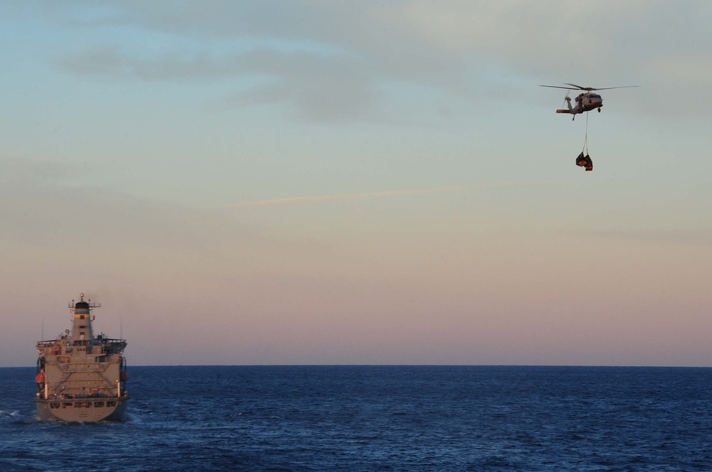 USNS Kanawa transits the Atlantic Ocean