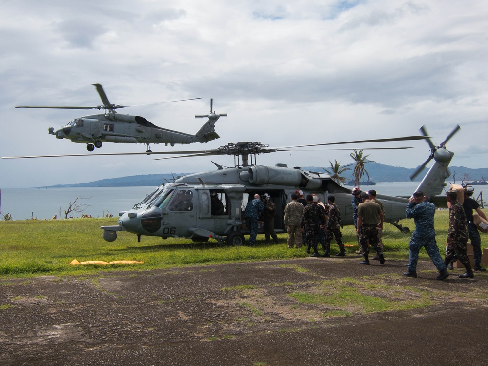 Supplies arrive in Orndoc Bay