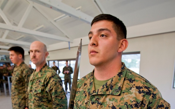Marines stop to honor Corps’ birthday during SK13