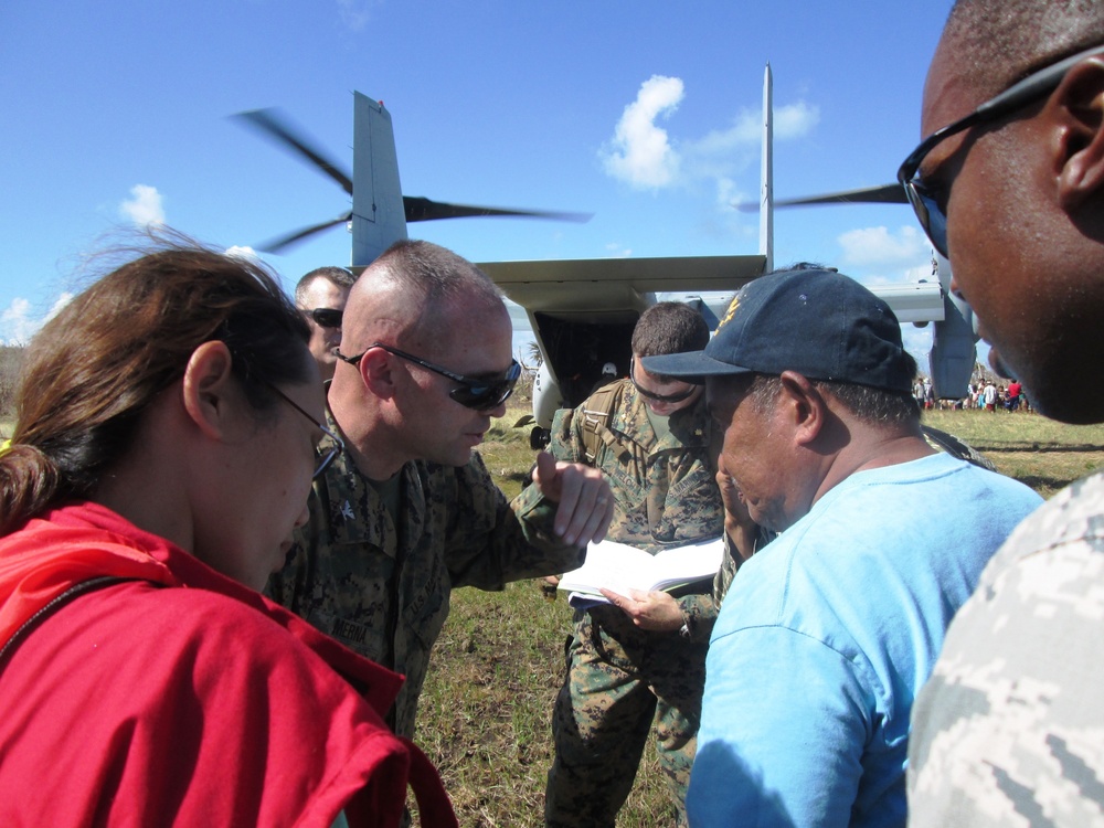 31st MEU assesses remote sites with Osprey, delivers help