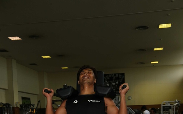 Toyota Industries Shuttles Rugby Team visit Torii Station