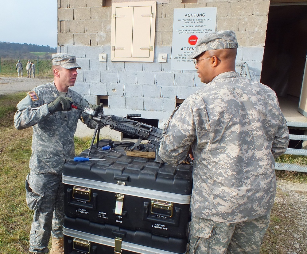Ansbach based MPs prepare for realistic home-station training.