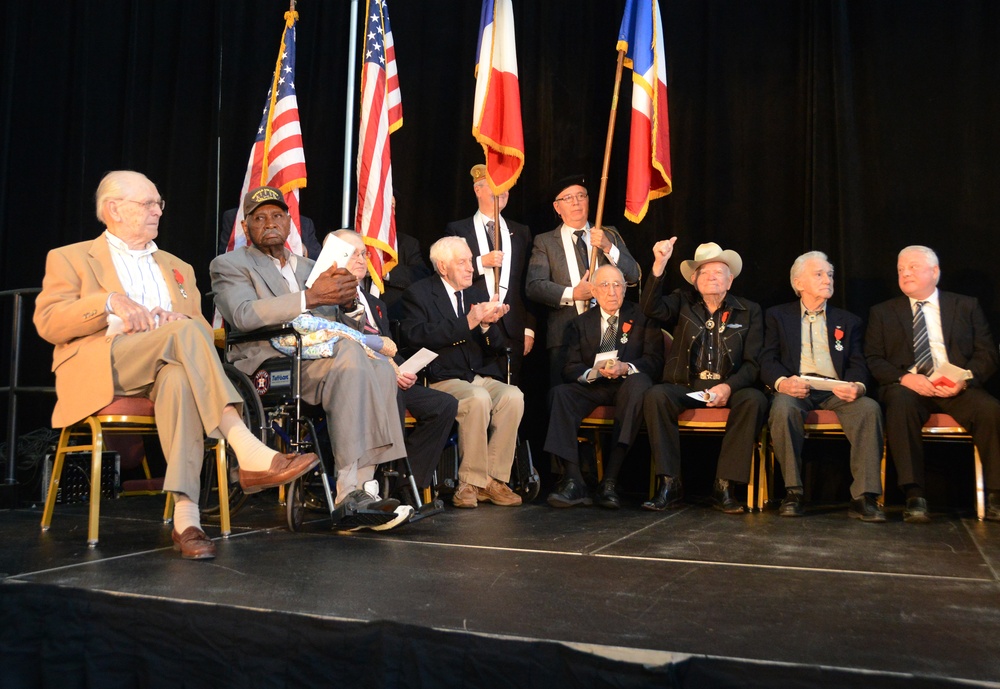 WWII veterans receive one of France's highest honors