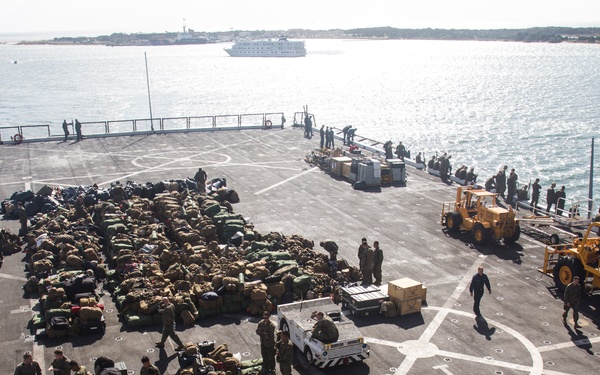 USS San Antonio offload