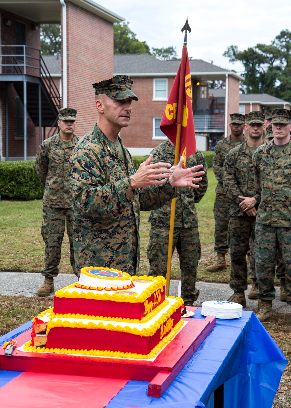 26th MEU cake-cutting ceremony
