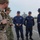 US  Coast Guard liaison officers during a visit to Navy Expeditionary Combat Command