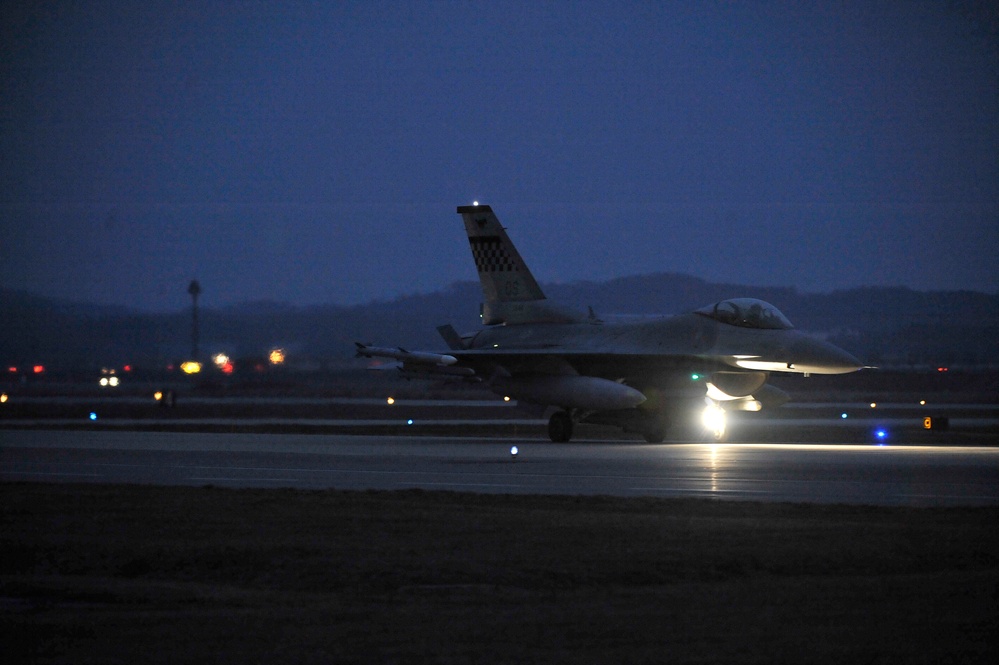 Mustangs launch first combat sortie for BM 14-01