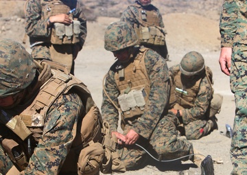 Fire in the hole! 1st MLG Marines train in basic demolitions