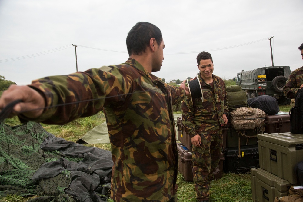 Troops from US, NZ, France conduct convoy operations during Southern Katipo