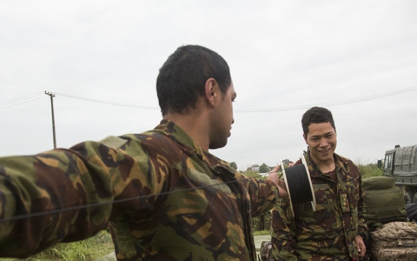 Troops from US, NZ, France conduct convoy operations during Southern Katipo