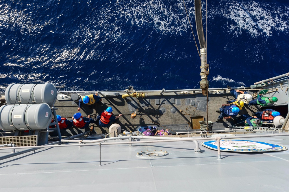 USS Monterey action