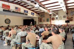 Seabee commander visits detachments in Africa