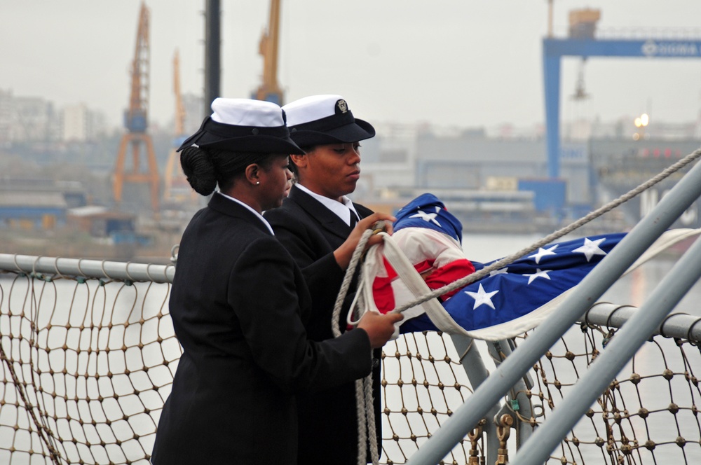 USS Mount Whitney action