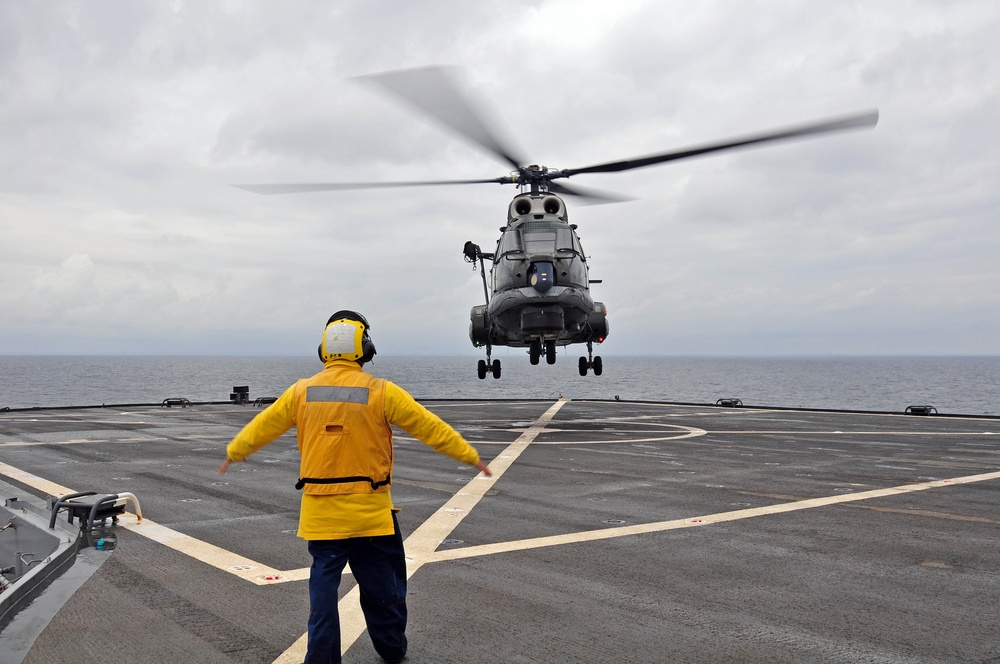 USS Mount Whitney action