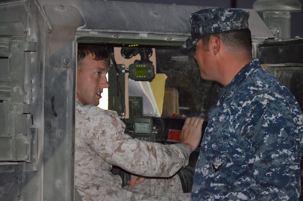 Marines evaluate joint-service communication equipment at NIE 14.1