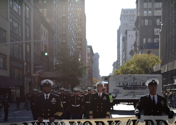 Marines and sailors take over New York Veterans Day weekend