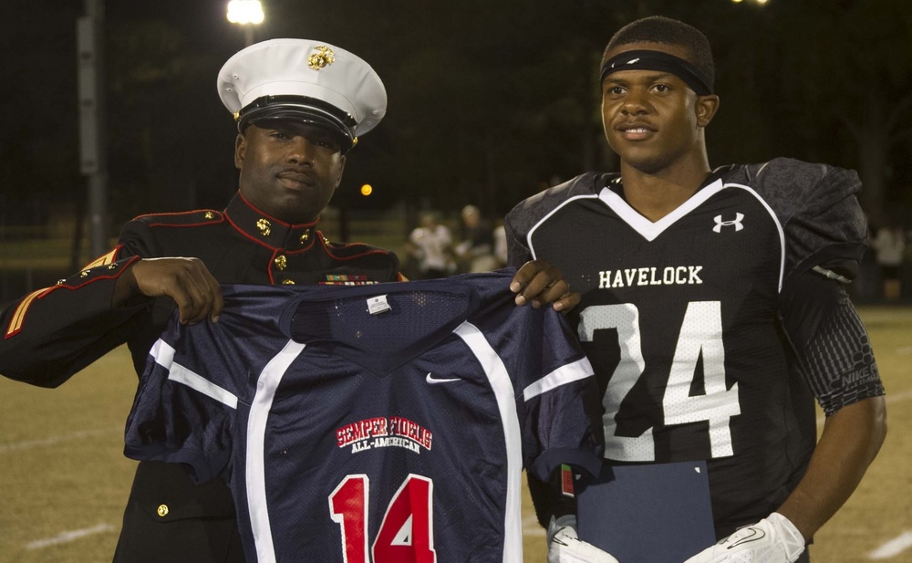 Semper Fi Bowl Jersey Presentation