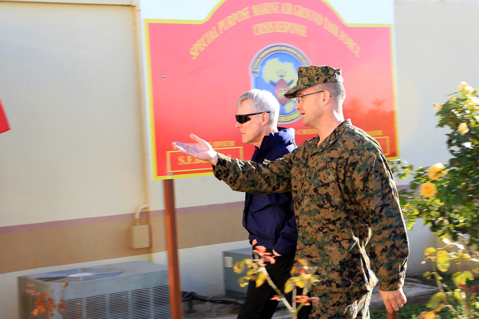 DVIDS - Images - SecNav visits Crisis Response Marines [Image 3 of 7]