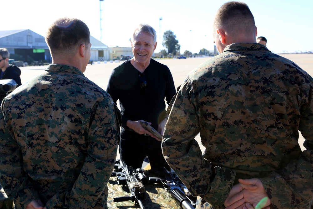 SecNav visits Crisis Response Marines