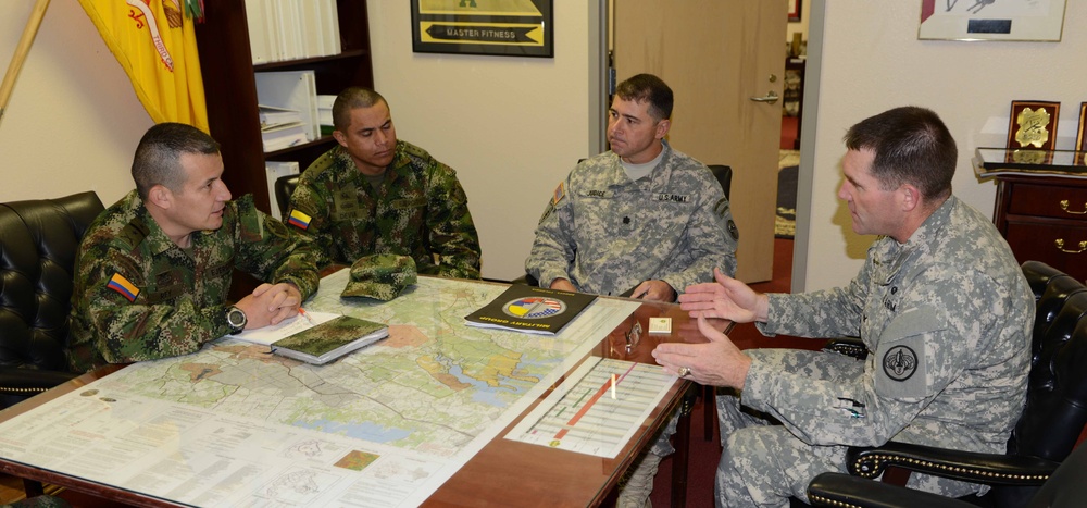 Colombian delegation visits Fort Hood