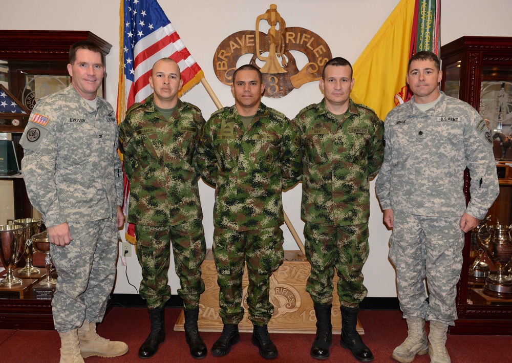 Colombian delegation visits Fort Hood