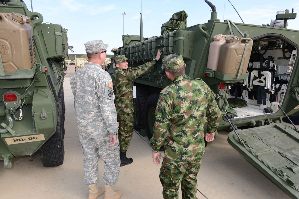 Colombian delegation visits Fort Hood