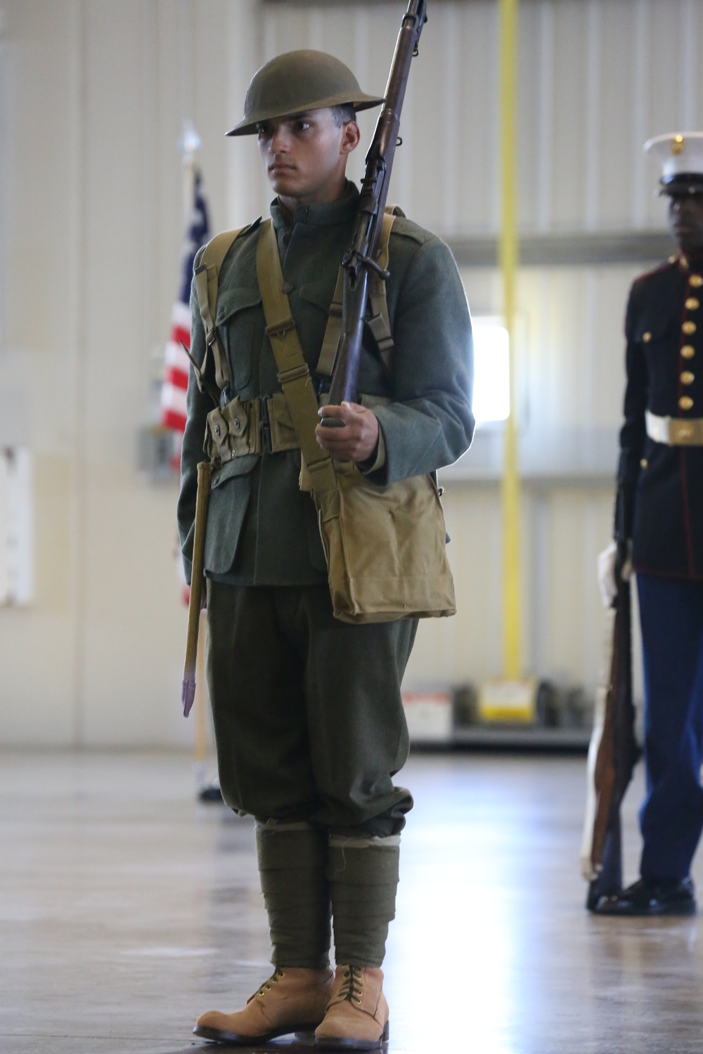 World War I Marine during MCRD PISC Birthday Pageant