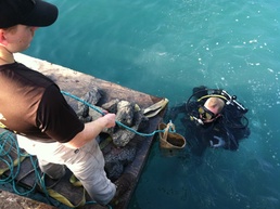 Army divers support ongoing tsunami repairs during training exercise