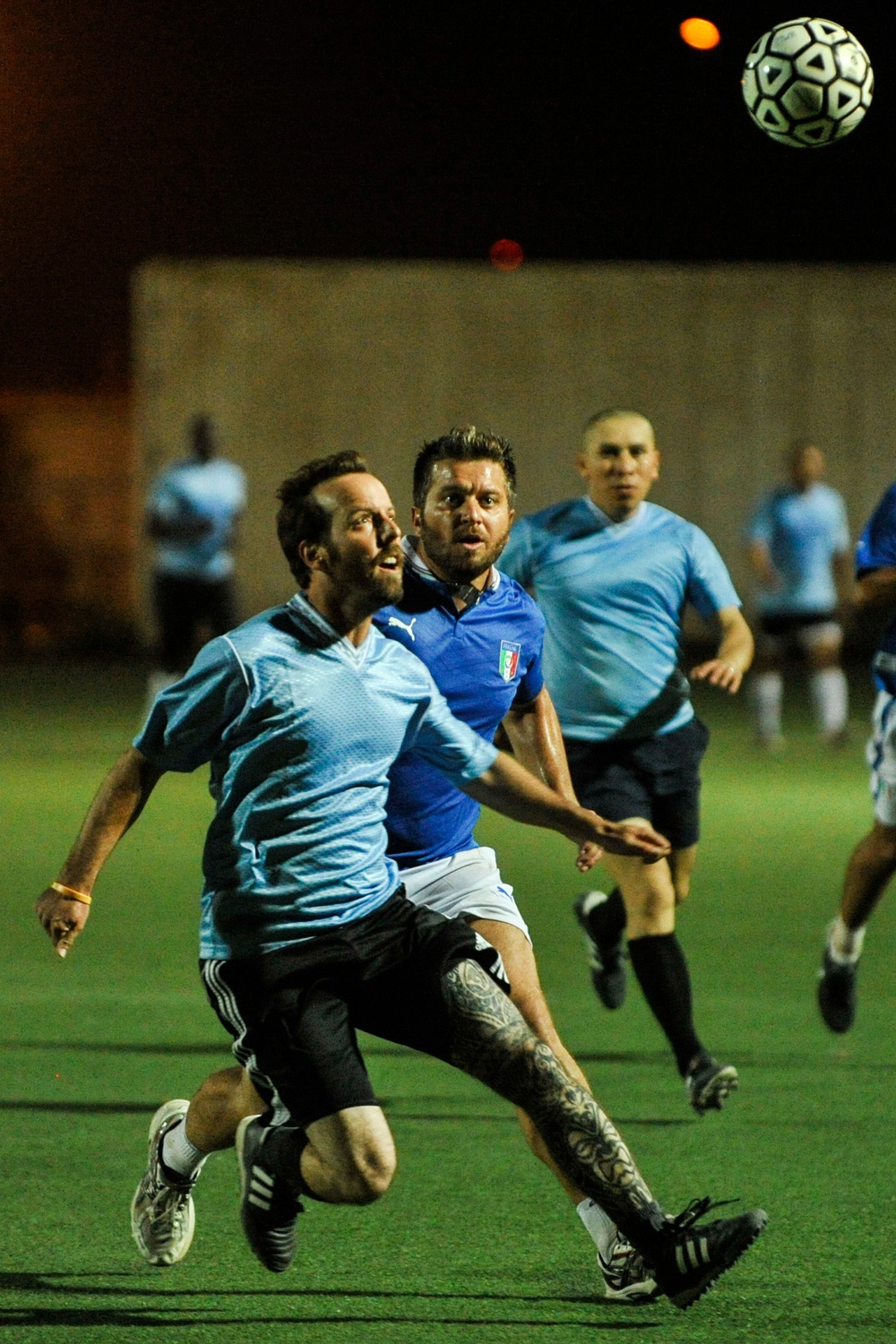 USA vs Italy soccer match