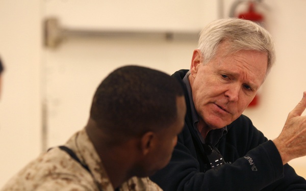 Secretary of the Navy Ray Mabus visits 2nd MAW (FWD)