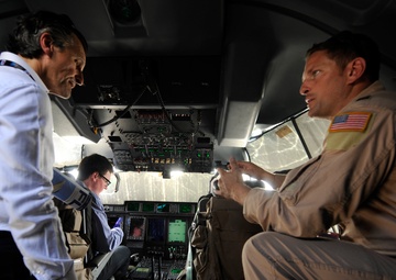 US Air Force C-130J showcased at Dubai Airshow