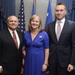 Eric Fanning presents Zuckert Management Award in honor of Maj. Gen. Charles Lyon, retired