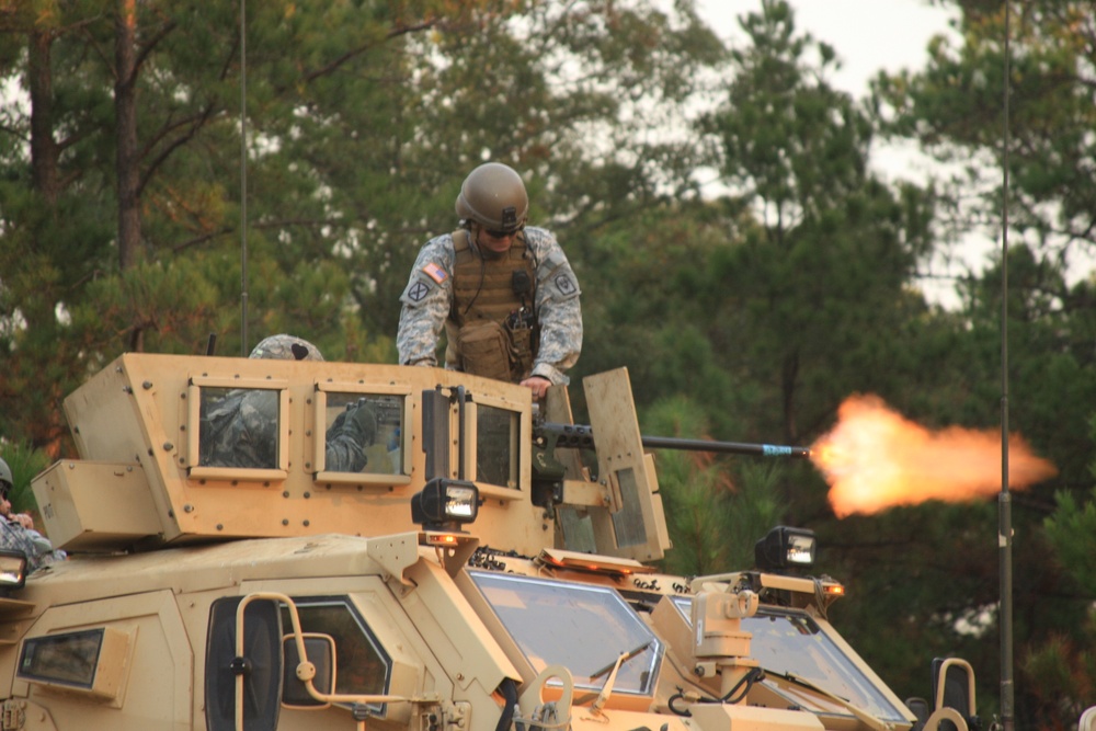 2-101 ABN soldier during live fire range