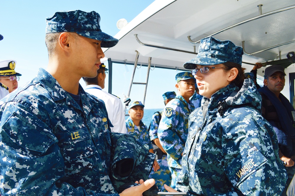 World navies unite for international exercise