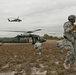 Fort Hood Air Assault School instructor conducts rappel testing